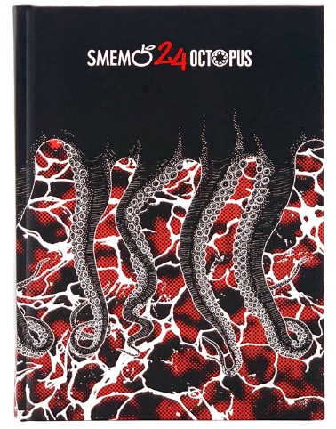 Diario Smemo 16 mesi, 2024, Octopus - Rosso 